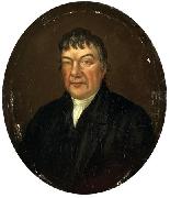 William Roos Welsh preacher and Nonconformist leader Christmas Evans oil